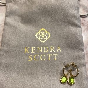 Kendra Scott Heptagon Peridot Earrings